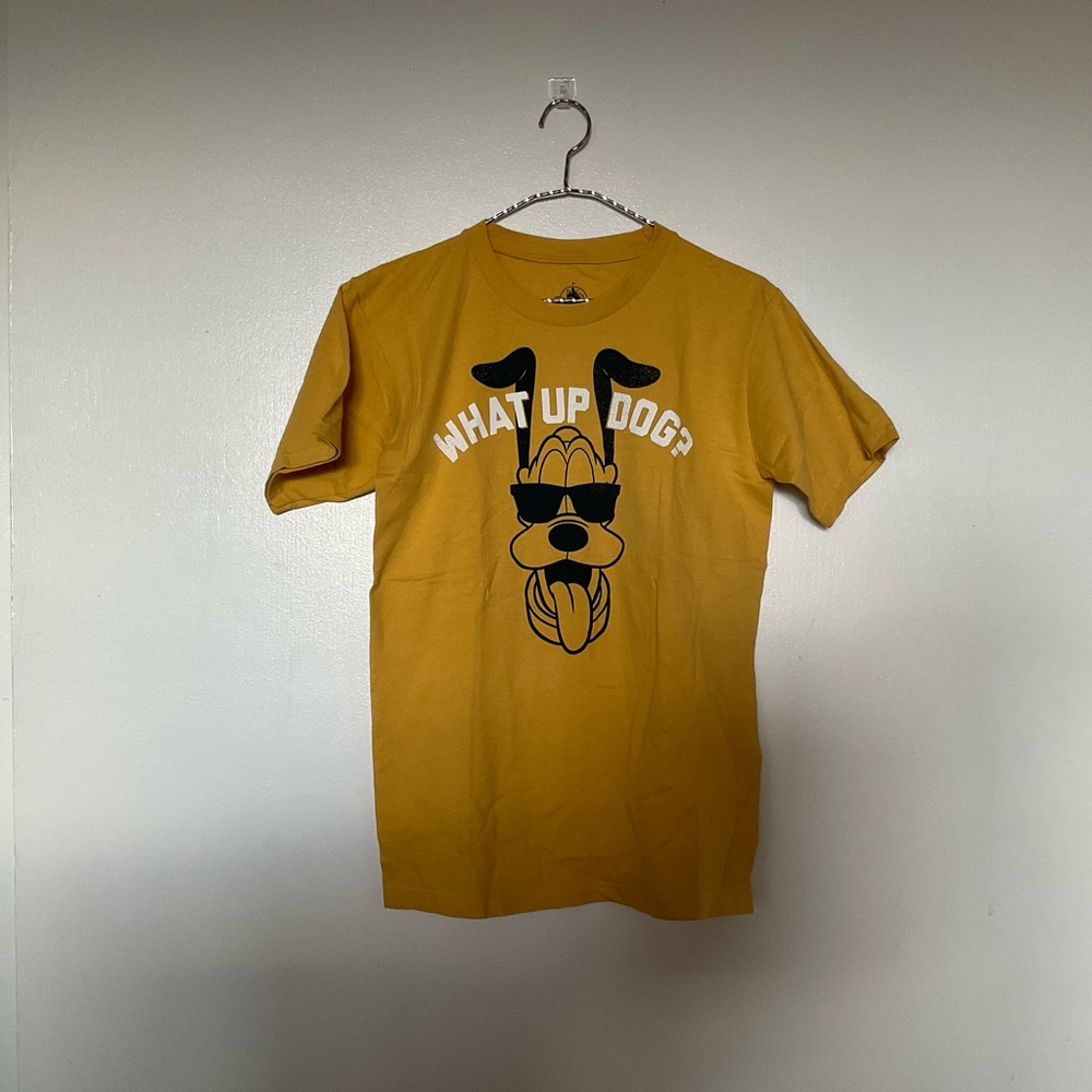 Yellow Disney Pluto Shirt Size Small